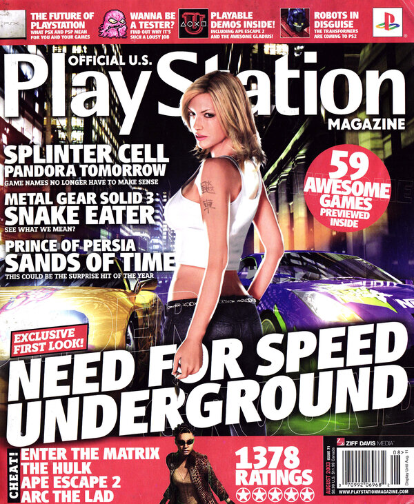 Official U.S. PlayStation Magazine Issue 071 (August 2003) cover